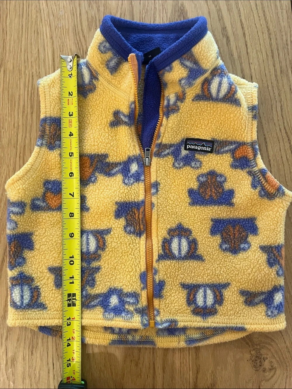 Patagonia Toddler Rare Frog Print Fleece Vest